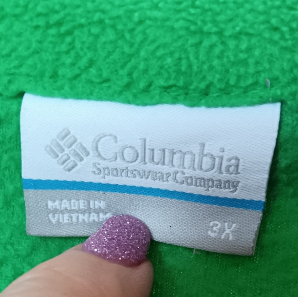 Columbia Green Fleece Jacket - Picture 4 of 4
